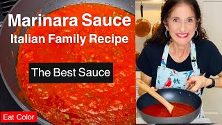 Marinara Sauce  Italian Family Recipe [upl. by Ahsinoj727]