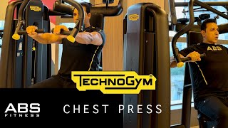 TECHNOGYM CHEST PRESS ABS FITNESS CLUB [upl. by Nellac785]