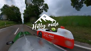 🌩️Facing Thunderstorm  Velomobiles Bülk Urban amp DF XL  hilly ride feat Northland Velomnveloguy [upl. by Suirtimid]