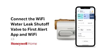 L5 WiFi Water Leak Shutoff Valve  How to Connect to the First Alert app and WiFi [upl. by Hahseram]