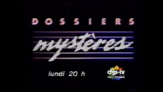 Pub Québec  Promo Dossier Mystère 1990 [upl. by Lainad313]