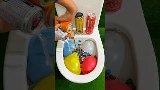 Satisfying ASMR Colorful Monsters vs Mentos vs Colorful Balloons asmr funny [upl. by Nerissa847]