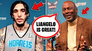 Michael Jordan Speaks on LiAngelo Ball Joining Charlotte Hornets [upl. by Hendrik385]