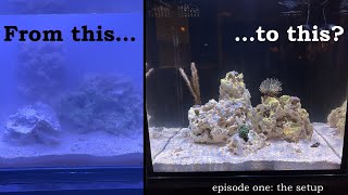 Creating a Nano Reef The Setup Episode 1 [upl. by Derick]