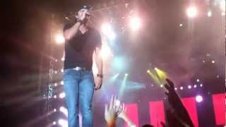 Luke Bryan  Rap Jams California LoveBaby Got Back etc in Auburn AL Farm Tour 2012 [upl. by Hassi]