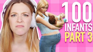 Can I Raise 4 Infants At Once In The Sims 4  100 BABY CHALLENGE SPEEDRUN  Part 3 [upl. by Seuqcaj72]