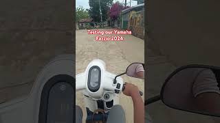 Yamaha Fazzio 2024 Test Drive wemadeit yamahafazzio fazzio125 fazzion2024 [upl. by Franzoni]