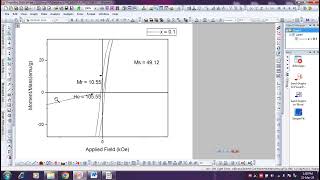 How to find Saturation Magnetization  Retentivity  Coercivity from VSM data [upl. by Enaud]