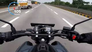 Yamaha FZS V4 TOP SPEED  True GPS Speed amp Speedo Error [upl. by Airelav375]