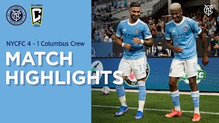 Match Highlights  NYCFC 41 Columbus Crew [upl. by Worth]