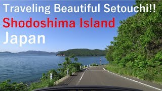 Shodoshima Island  Traveling Beautiful Setouchi in a Convertible [upl. by Citarella]