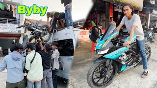 Mero dirt bike gadi ma halera kathmandu lanu parney bhayo☹️ [upl. by Medlin]