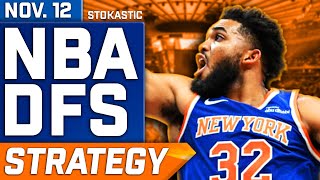 NBA DFS Strategy Tuesday 111224  DraftKings amp FanDuel NBA Lineup Picks [upl. by Llertnek981]