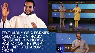 THE CALL OF GOD  Apostle Arome Osayi  TESTIMONY BY REV EBERECHUKWE EBISIKE apostlearomeosayi [upl. by Moscow]