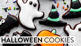 Decorating Halloween Cookies  Sallys Baking Recipes [upl. by Enyt189]