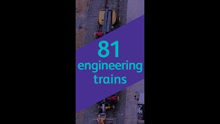 May bank holiday works  engineering trains [upl. by Ricker]