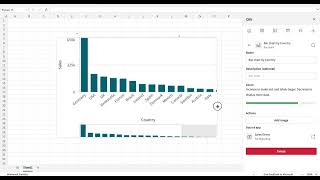 Qlik Sense Cloud Reporting Charts as image [upl. by Inoliel]