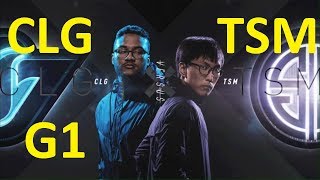 CLG vs TSM Game 1 Highlights 2017 NALCS SUMMER SPLIT WEEK 2 DAY 3 [upl. by Fifine]