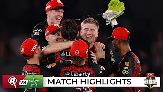 Roof drama clutch finish as Gades win derby thriller  BBL12 [upl. by Inohs]