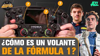 ¿CÓMO FUNCIONA UN VOLANTE DE LA FÓRMULA 1 FRANCO COLAPINTO VERSTAPPEN  PASALO A NAFTA [upl. by Nnalyrehs]