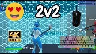 Anne pro 2 ASMR Chill🤩Map Piece Control 2v2🏆Satisfying Keyboard Fortnite 240HZ 4K Feat gilthekid [upl. by Aemat515]