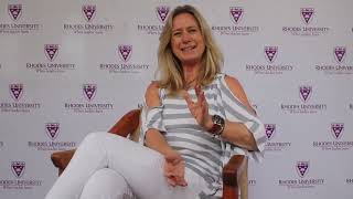 Caroline Rowland talks about the Rhodes University UK Trust and its impact at Sports [upl. by Yeoz]