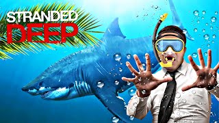 STRANDED DEEP 27  ENFRENTEI O PRIMEIRO BOSS MEGALODON [upl. by Sualokcin]