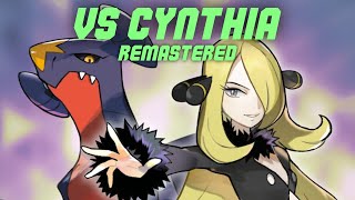 Battle Cynthia Remastered  Pokémon Black and White [upl. by Ahserb]