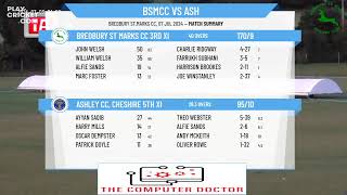 Bredbury St Marks CC 3rd XI v Ashley CC Cheshire 5th XI [upl. by Beebe]