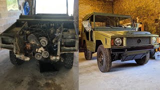 RESTAURATION 4X4 VOLKSWAGEN ILTIS 183  TimeLapse [upl. by Warren]