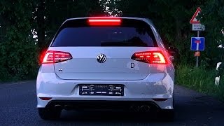 VW GOLF 7 R Launch Control Start  Sound Beschleunigung DSG Volkswagen [upl. by Inasah]