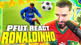 PFUT REACT A RONALDINHO SKILLS 20052006⭐🇧🇷 [upl. by Auohc158]