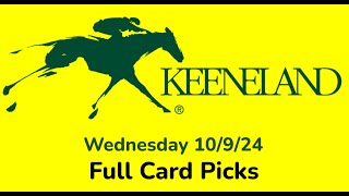 Keeneland Wednesday 109 Selections  Full Card [upl. by Dunkin]