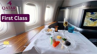 Qatar Airways New 777 First Class  The Most Luxurious Plane Experience [upl. by Mame]