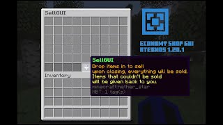 HOW TO ADD ECONOMYSHOPGUI TO YOUR ATERNOS SERVER IN TWO MINUTES 1201 [upl. by Xaviera493]