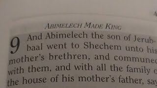 Judges Ch9 ABIMELECH MADE KING📖Bible Study join us Day10 FaithStructure GOD2024 [upl. by Nal]