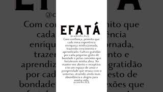 EFATÁ efatá oração FÉ [upl. by Rhoda]