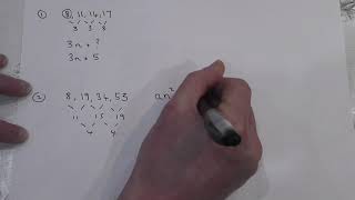 Quadratic Sequences easy trick to find the nth term  GCSE lockdown online learning [upl. by Attenwad]