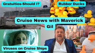 Cruise news Viruses on Cruise Ships Rubber Ducks amp Giant Ships [upl. by Yun731]