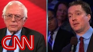 Sanders gets in argument with business owner [upl. by Laerdna255]