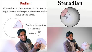 Supplementary Units Radian and Steradian Physics 11 Shorts L1ShortVideo [upl. by Gow]