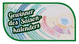 Obst und Gemüse der Saison 🍀 Saisonkalender Verlosung [upl. by Champaigne553]