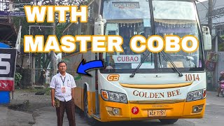 UNEXPECTED MEET WITH MASTER COBO BusTambayan MasterCobo BusEnthusiast GoldenBee BaliwagTransit [upl. by Enirol]