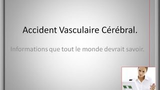 Face à l Accident Vasculaire Cérébralquotpm [upl. by Anthia]