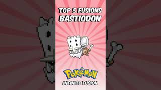 Bastiodon Top 5 Fusions 💥 Which is YOUR Favorite Pokemon Infinite Fusion pokemoninfinitefusion [upl. by Reppiks]