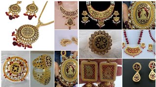 thewa jewellery designs with priceRajisthani jewellery Traditional Jewellery ‎Nitu Rajawat [upl. by Sigvard]