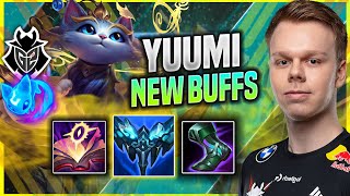 WUNDER TRIES YUUMI TOP WITH NEW BUFFS  G2 Wunder Plays Yuumi TOP vs Garen  Patch 1118 [upl. by Cnut]