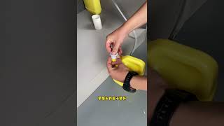 Install a soap dispenser extender next to the sink It is better to use than putting dishwashing [upl. by Esilanna]