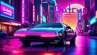 Free Synthwave Music  quotOutrunquot No Copyright Background Music [upl. by Ardella]