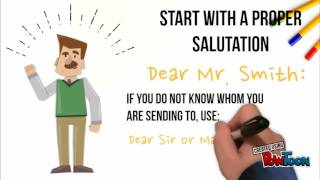 How to write a formal letter in English [upl. by Nipsirc732]